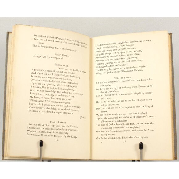 Murder In The Cathedral by T. S. Eliot, Faber and Faber 1940, Historical Fiction - Picture 4 of 7